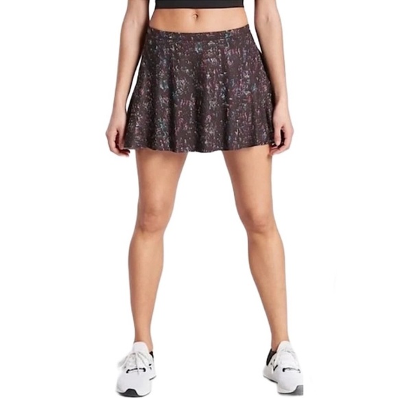 {Athleta} "Match Point Skort in Burnt Purple Graphic" Tennis Pickleball Golf - Picture 1 of 8
